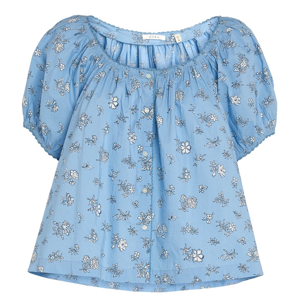 Doen Tennessee top in blue floral